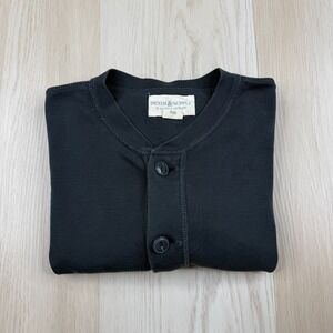 Denim & Supply Ralph Lauren Mens Gray Cotton Long Sleeve Henley Shirt Size L